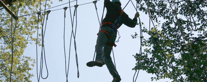 Kletterwald in Prien